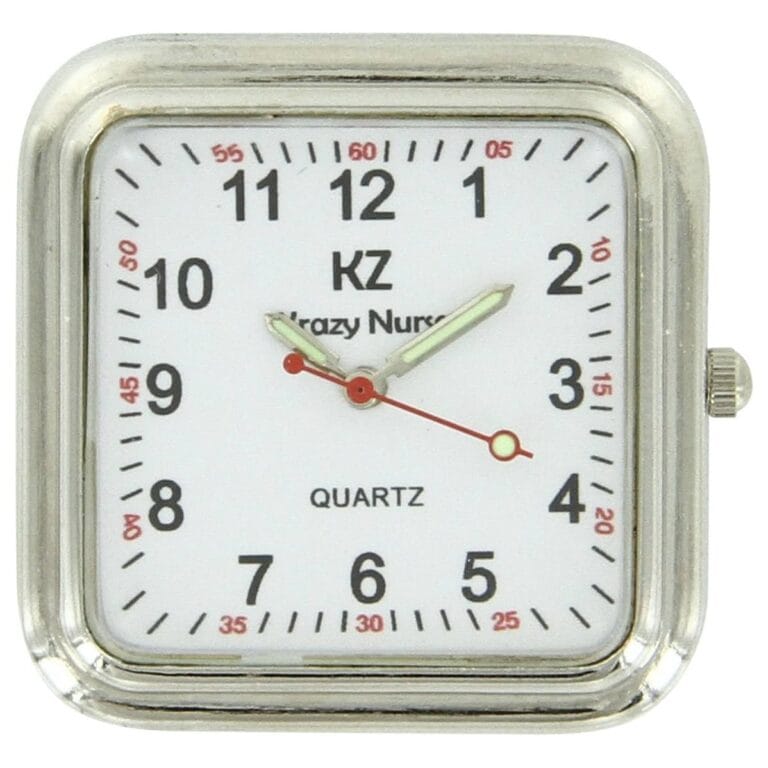Cadran CARRE montre infirmière silicone