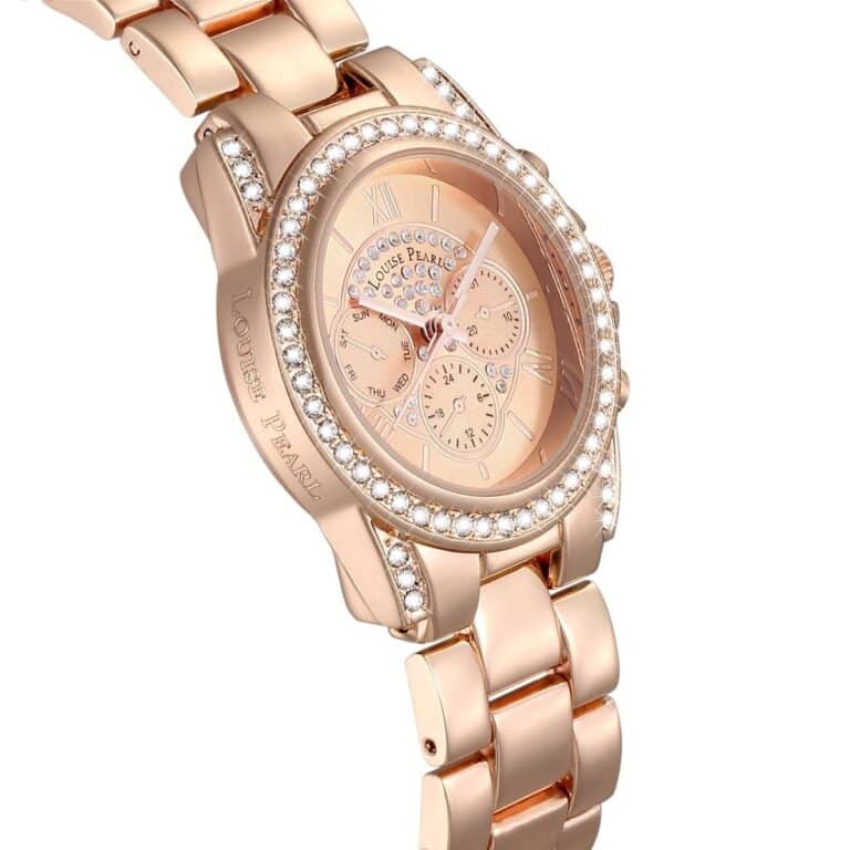 Montre Femme Louise Pearl ornée de Cristaux Swarovski® Rosé LP20