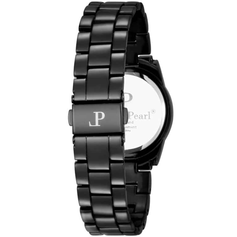 Très Belle Montre Femme Louise Pearl ornée de Cristaux Swarovski® NoirLP25