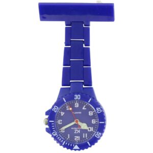 Montre infirmière Plastique Bleu broche 101