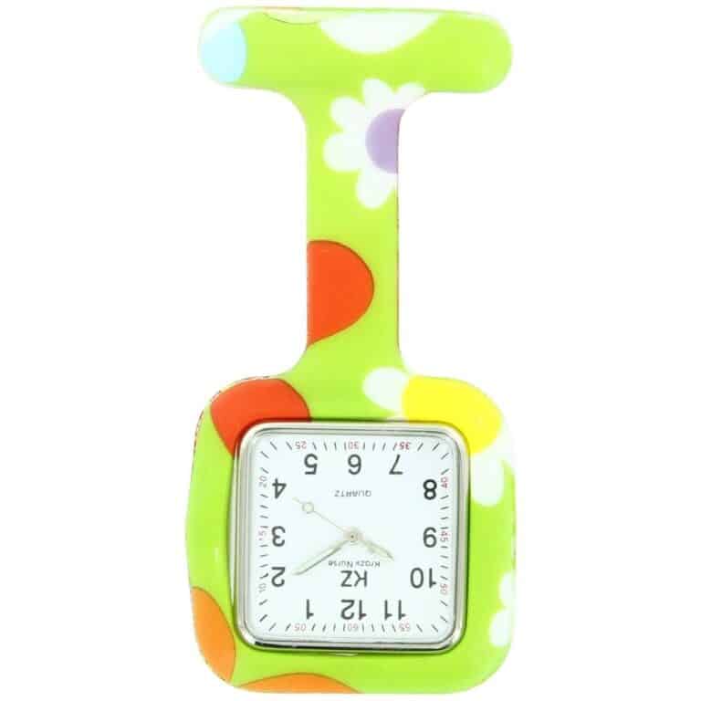 Montre Infirmière Silicone Fleurs Dessins KRAZY 113