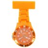 Montre infirmière Plastique Orange broche 130