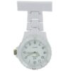 Montre infirmière Plastique Blanc broche 136