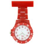 Montre infirmière Plastique Rouge 139