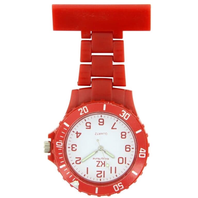 Montre infirmière Plastique Rouge 139