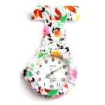 Montre Infirmière avec Plastique Fleurs KZ 156