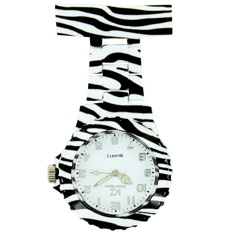 Montre pour les Infirmières Plastique Zébrée KZ 159
