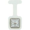 Montre Infirmière Blanche en Silicone Blanc Carré