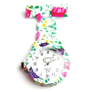 Montre Fantaisie Infirmière Plastique Fleur KZ 161