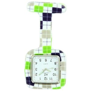 Montre Infirmière Silicone Cadrillage KRAZY 188