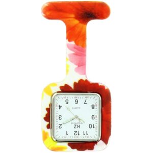 Montre Infirmière Silicone Fleurs KRAZY 193