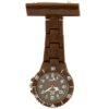 Montre infirmière Plastique Chocolat broche 46