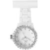 Montre Infirmière Originale Plastique Blanc Strass KRAZY 59