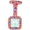 Montre Infirmière Silicone KRAZY Union Jack 60