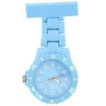 Montre infirmière Plastique Bleu broche 65