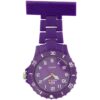 Montre infirmière Plastique Mauve broche 85