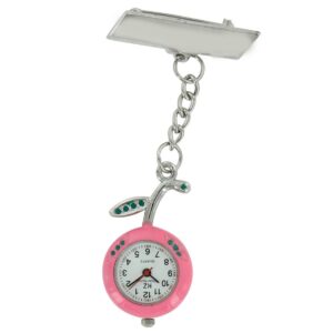Montre Pour Infirmière Acier Pomme Rose 90