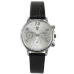 Montre Femme Noir Strass Style Chrono BELLOS 1248