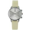 Montre Femme crème Strass Style Chrono BELLOS