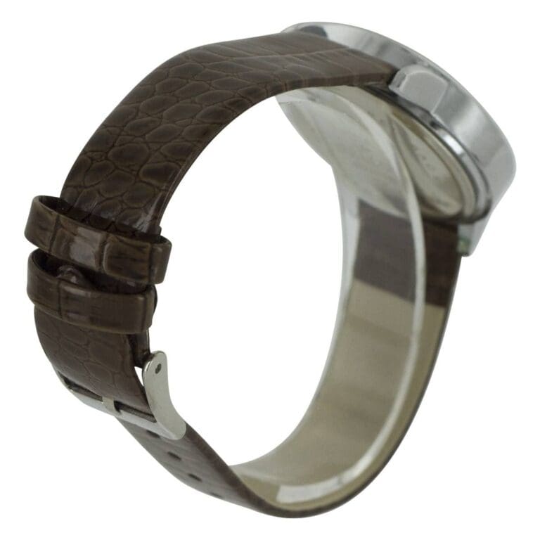 Montre Femme Couleur Marron Strass Style Chrono BELLOS