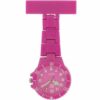 Montre infirmière Plastique Fuchsia broche 103