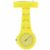 Montre infirmière Plastique Jaune broche 84