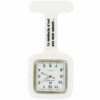 Montre Infirmière Silicone Blanc KZ Le médecin n'est pas mon amant
