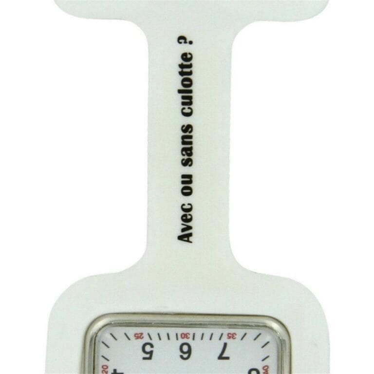 Montre Infirmière Silicone Blanc KZ Avec ou sans culotte ?
