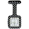 Belle Montre Infirmière Silicone Noir Pois KZ