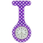 BelleMontre Infirmière Silicone Violet Pois KZ
