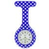 Montre pour Infirmière Silicone Bleu Pois KZ