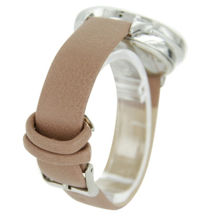 Montre Femme Marron Rosé Relief Abeille Strass MICHAEL JOHN 624