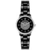 Montre Femme ornée Cristaux Swarovski® Céramique Noire Louise Pearl LP34