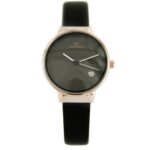 Montre Fashion Femme Dateur Bracelet Noir GIORGIO