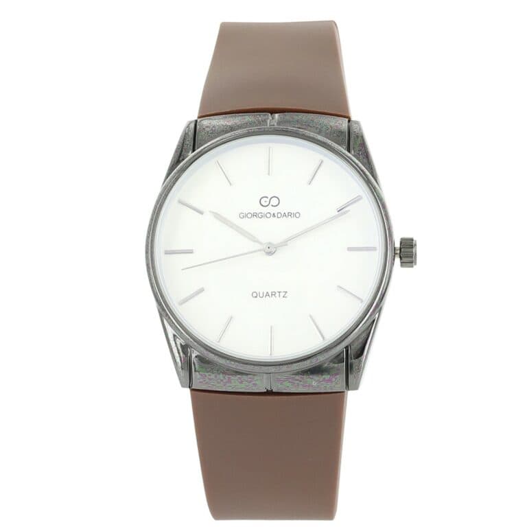Montre Homme Silicone Marron GIORGIO