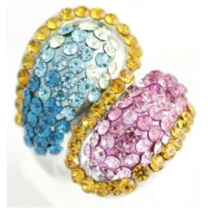 Bague Femme Argent Strass DAPHNEE