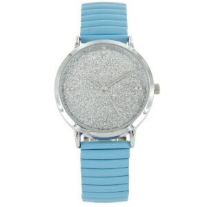 Montre Femme Bracelet Elastique Métal Bleu GIORGIO