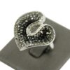 Bague Femme Feuille Strass DAPHNEE