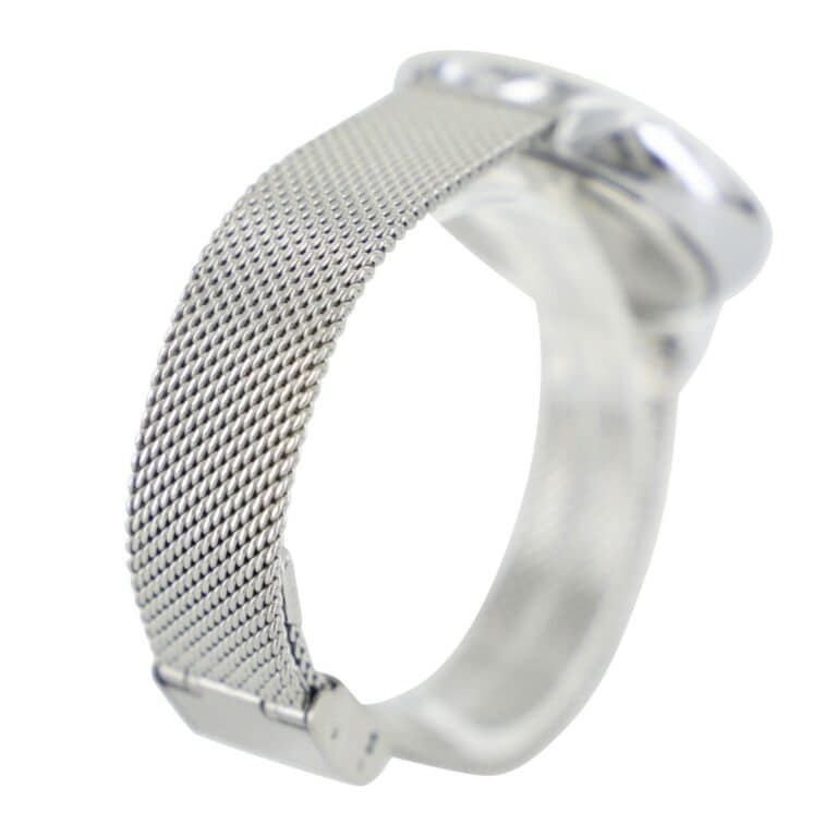 Splendide Coffret Montre Femme Milanais Argent GIORGIO