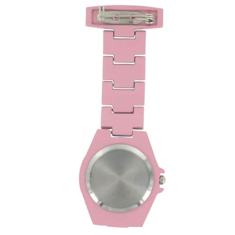 Montre Orgininale Infirmière Métal Rose KRAZY