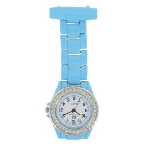 Montre Infirmière en Métal Bleu KRAZY