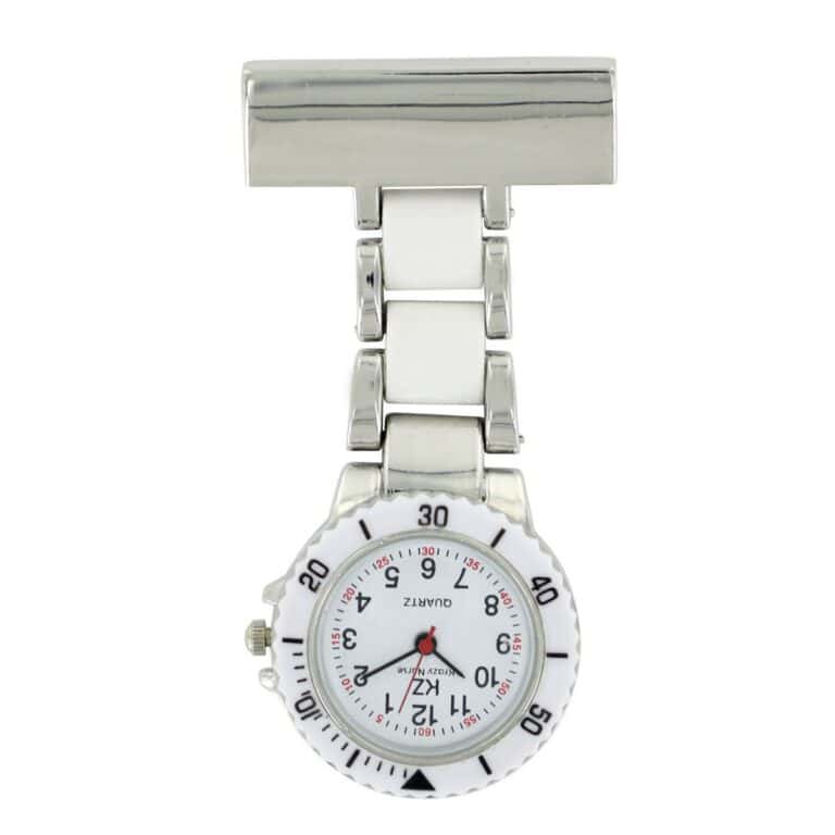 Votre Montre Infirmière Métal Blanc KRAZY
