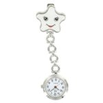 Montre Infirmière Etoile en Métal Blanc KRAZY