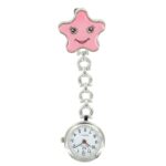Jolie Montre Infirmière Etoile Métal Rose KRAZY