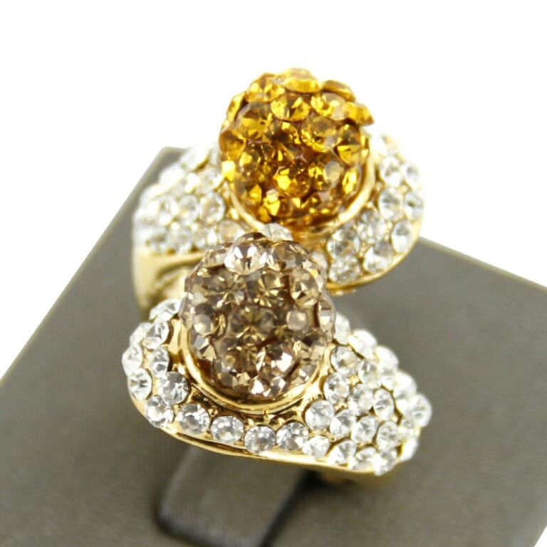 Bague de Femme Boules Strass DAPHNEE