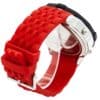Coffret Montre Homme Silicone XL Dual-Time Rouge GIORGIO