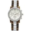 Montre Femme Ecailles Tortue Strass CHTIME