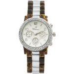 Montre Femme Ecailles Tortue Strass CHTIME