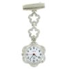Montre Infirmière Métal Strass Fleur KRAZY