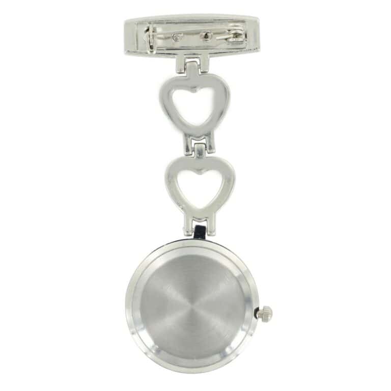 Montre Infirmière Métal Strass Coeur KRAZY